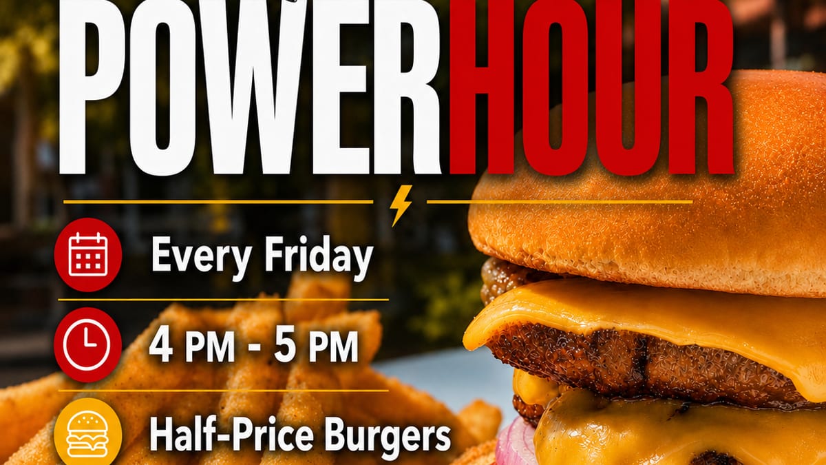 POWERHOUR EVERY FRIDAY 4PM-5PM