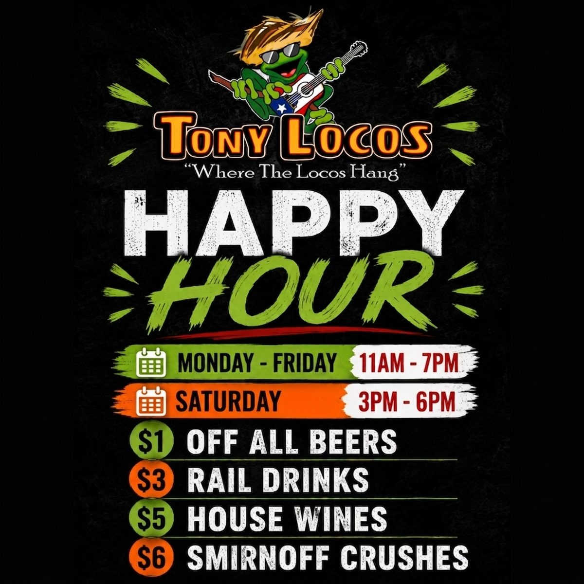 Happy Hour Drinks in Woodbine, MD