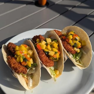Coconut Shrimp Tacos