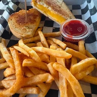 Grilled Cheese & Fries for Kids